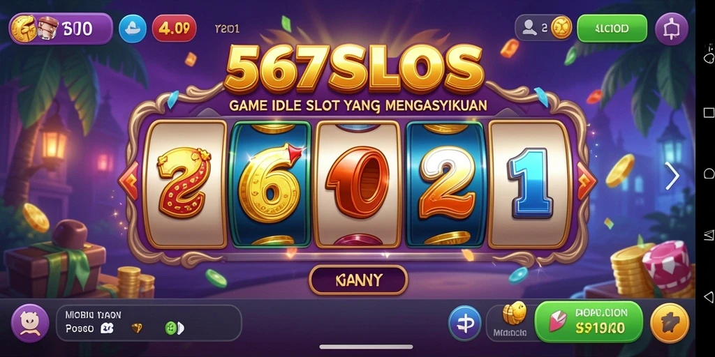Tampilan gameplay 567SLOTS yang mengasyikkan dan intuitif.