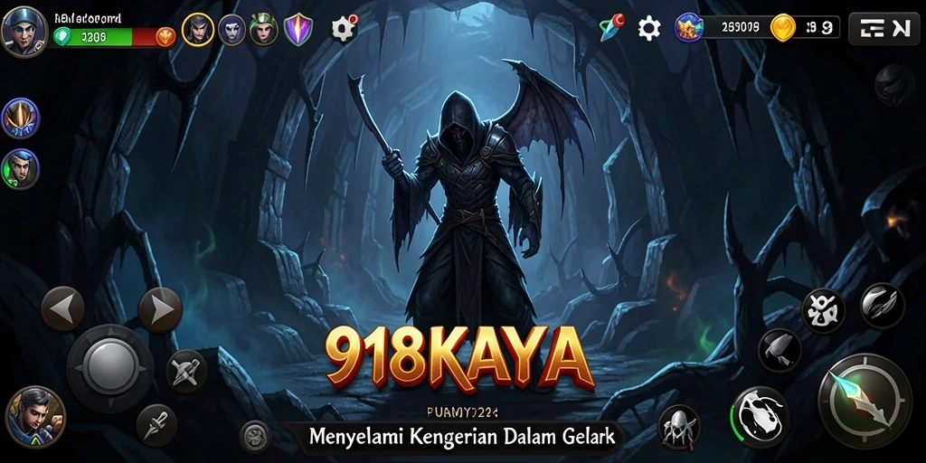 Gameplay menegangkan dalam suasana kegelapan mencekam.