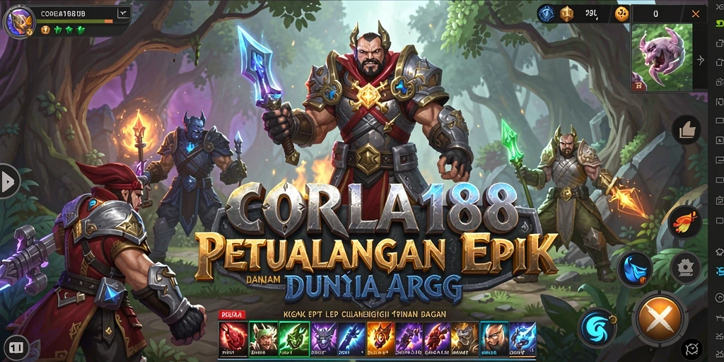 Tampilan menarik dari gameplay seru dalam CORLA188.
