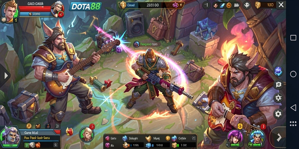 Tangkapan layar DOTA88 menampilkan gameplay yang menyenangkan dan interaktif.