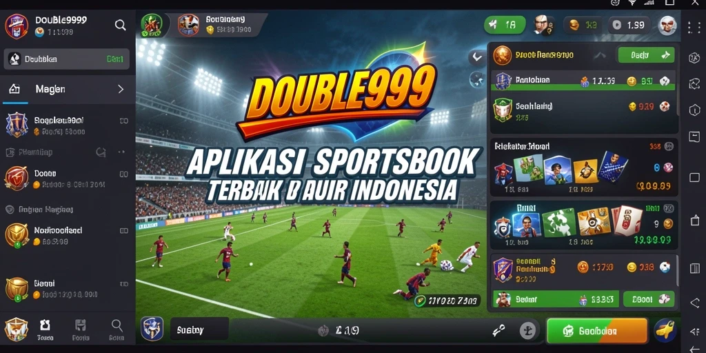 Tampilan gameplay Sportsbook yang menarik dan dinamis.