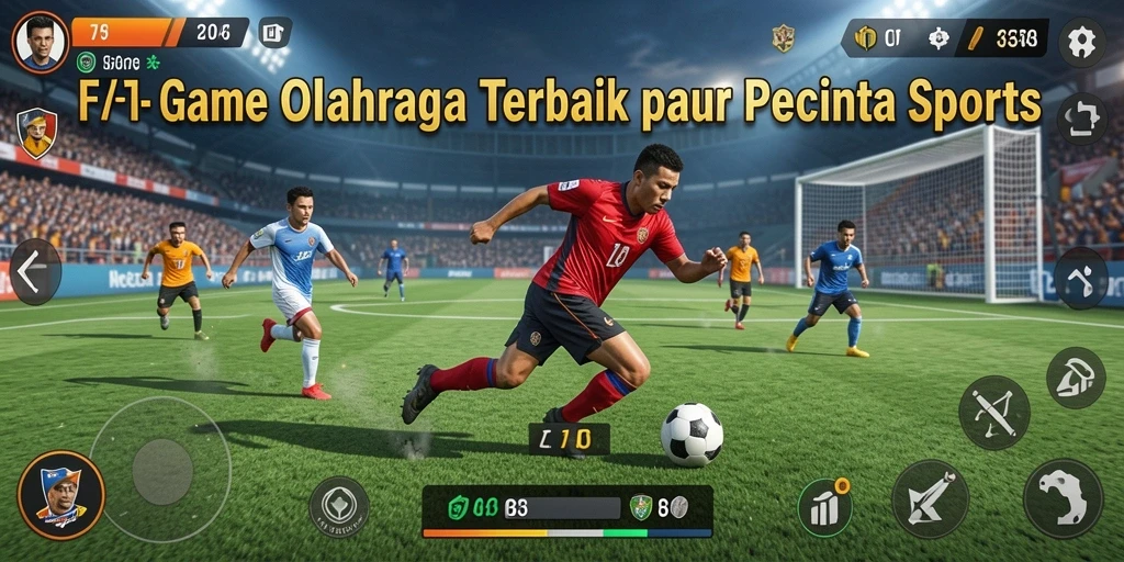 Tangkapan layar F7F7 yang menunjukkan adegan pertandingan yang intens.