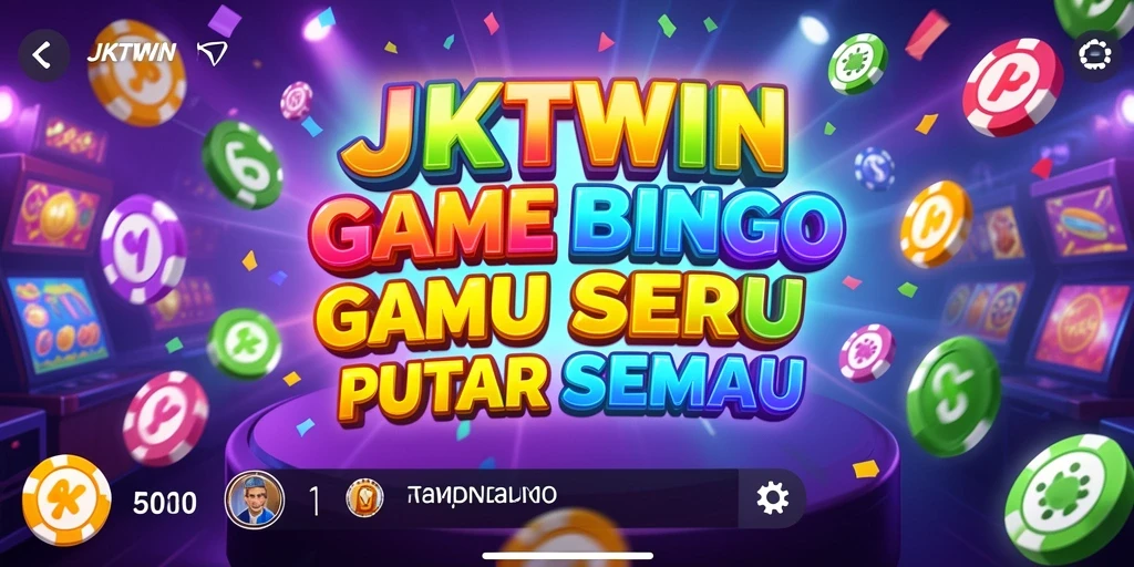 Tampilan gameplay seru dalam JKTWIN yang penuh angka Bingo.