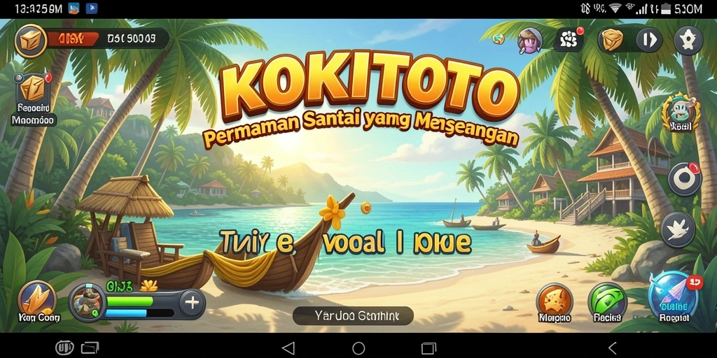 Gameplay KOKITOTO yang ceria dan menarik.