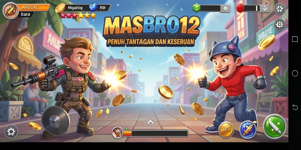 Menampilkan gameplay menarik dan tantangan seru dalam MASBRO12.