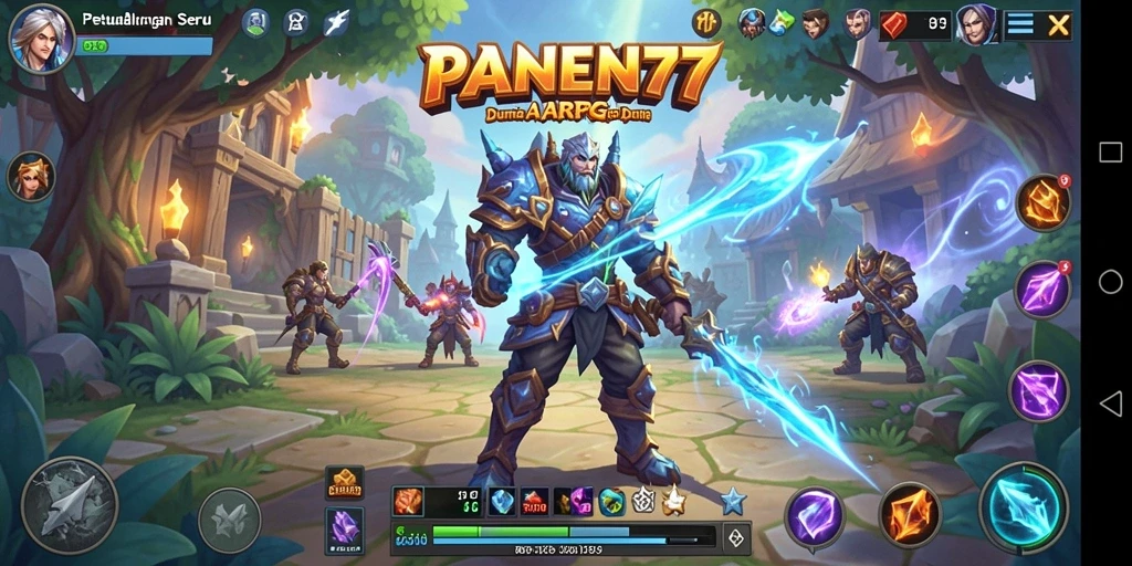 Tampilan gameplay seru di dalam dunia fantasi PANEN77.