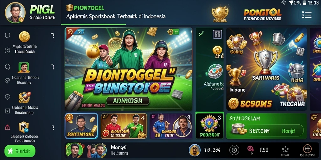 Screenshot PIONTOGEL menampilkan antarmuka taruhan yang menarik dan informatif.