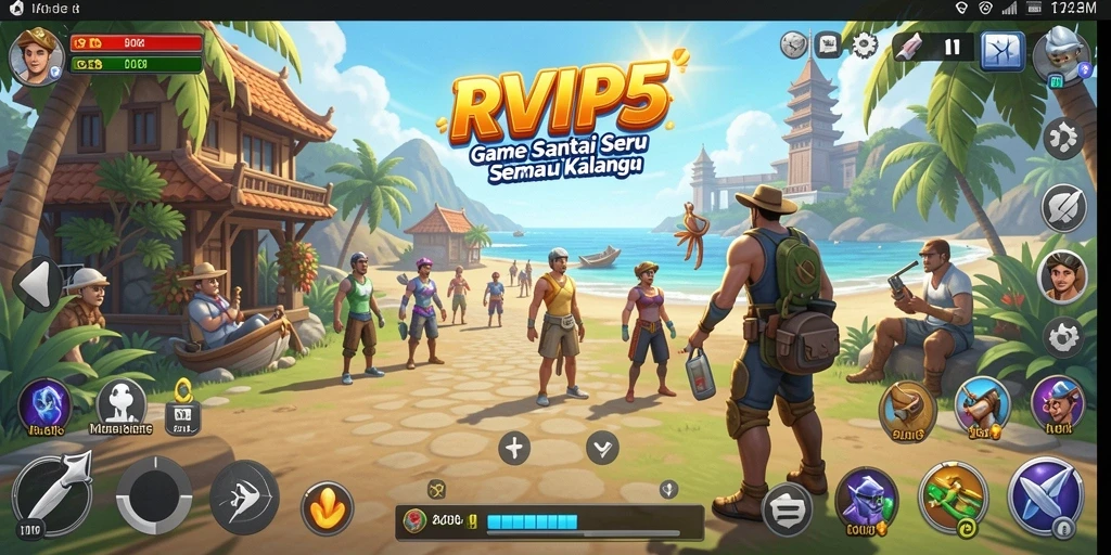 Tampilan gameplay RVIP5 yang seru dan mengasyikkan.