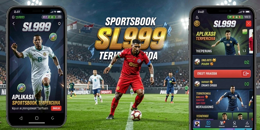 Tampilan utama SL999 dengan berbagai opsi taruhan olahraga.