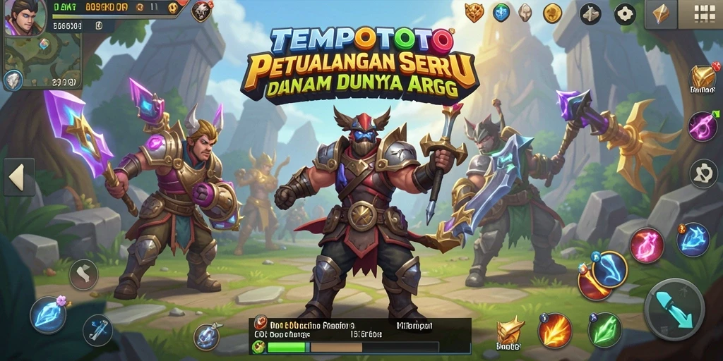 Menampilkan aksi seru dari gameplay TEMPOTOTO yang memberikan pengalaman ARPG terbaik.
